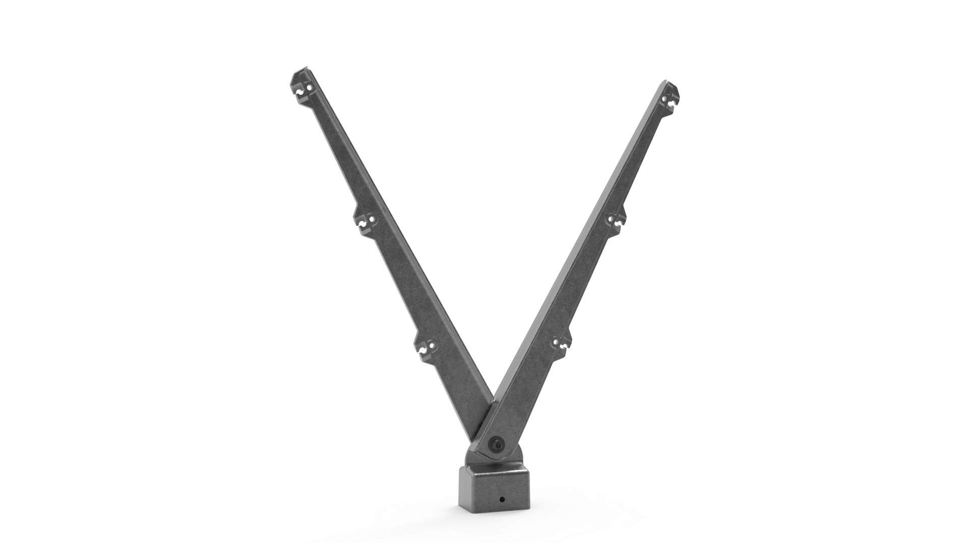 Aluminium paalkop-dop 60 x 40 tbv modulaire arm