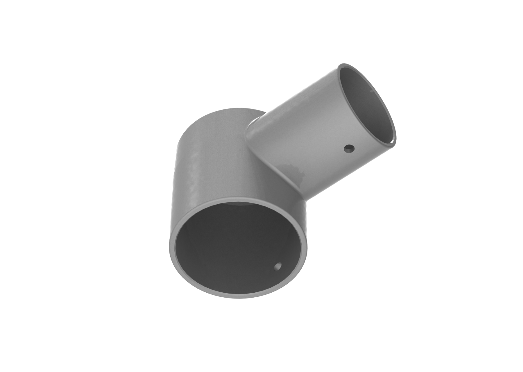 alu-eindstuk ø 60 x 42 mm uitwendig