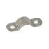 Halve kapbeugel, strip 40 x 4 mm, rvs 304