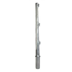 Puntdraadkop inwending voor buis ø 41,5 mm voor bouwhek recht aluminium