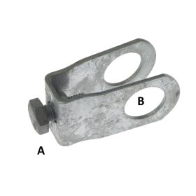 Plaatklem TJ145, M10