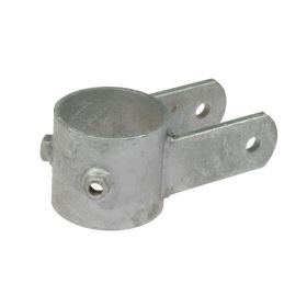 Steun 2-lips voor buis 2", thermisch verzinkt
