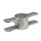 Knelring standpaal draaideel 2 x 1½", thermisch verzinkt 