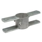 Knelring standpaal draaideel 2 x 2", thermisch verzinkt