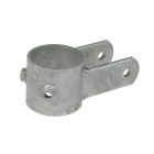 Steun 2-lips voor buis 2", thermisch verzinkt
