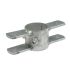 Knelring standpaal draaideel 2 x 1½", thermisch verzinkt 