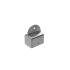 Aluminium paalkop-dop 60 x 40 tbv modulaire arm