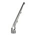 Enkele aluminium prikkeldraadarm uitwendig 60° voor 3 draden, buis 48–60 mm