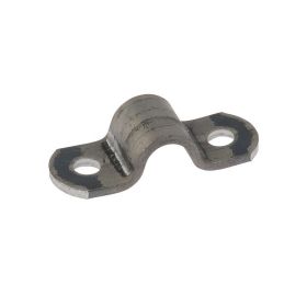 Kapbeugel, strip 25 x 3 mm, zwart