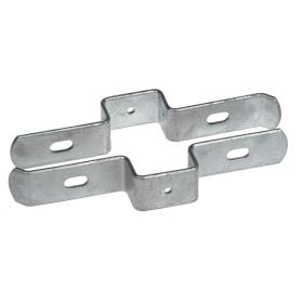 Langlipbeugel dubbelstaafmat kokerprofiel 60x40mm thermisch verzinkt