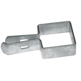 Eindbeugel langlip voor dubbelstaafmat koker 60 x 60 mm, thermisch verzinkt