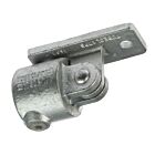 Zijaanzicht van een thermisch verzinkte gegoten wandschoor type A52 voor stabiele bevestiging van buizen aan wanden.