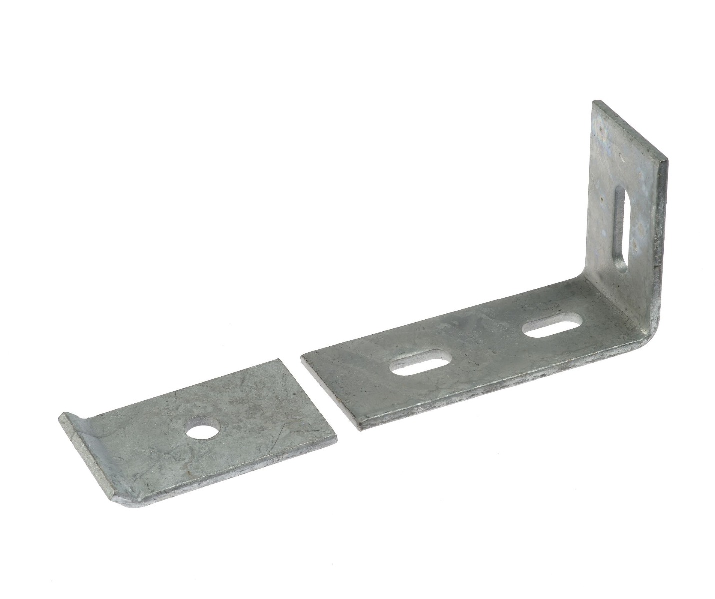 Afstandhouder set thermisch verzinkt 40 x 5 mm voor dubbelstaafmat hekwerk